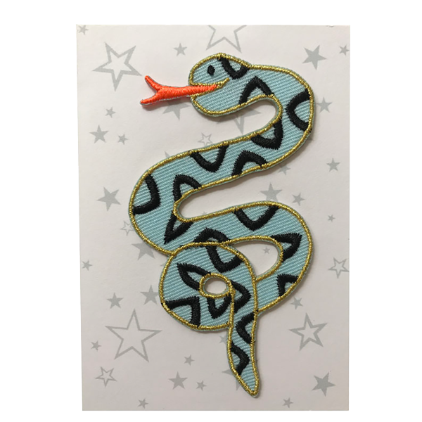 Lovely little things | snake | iron on patch | Little Mashers